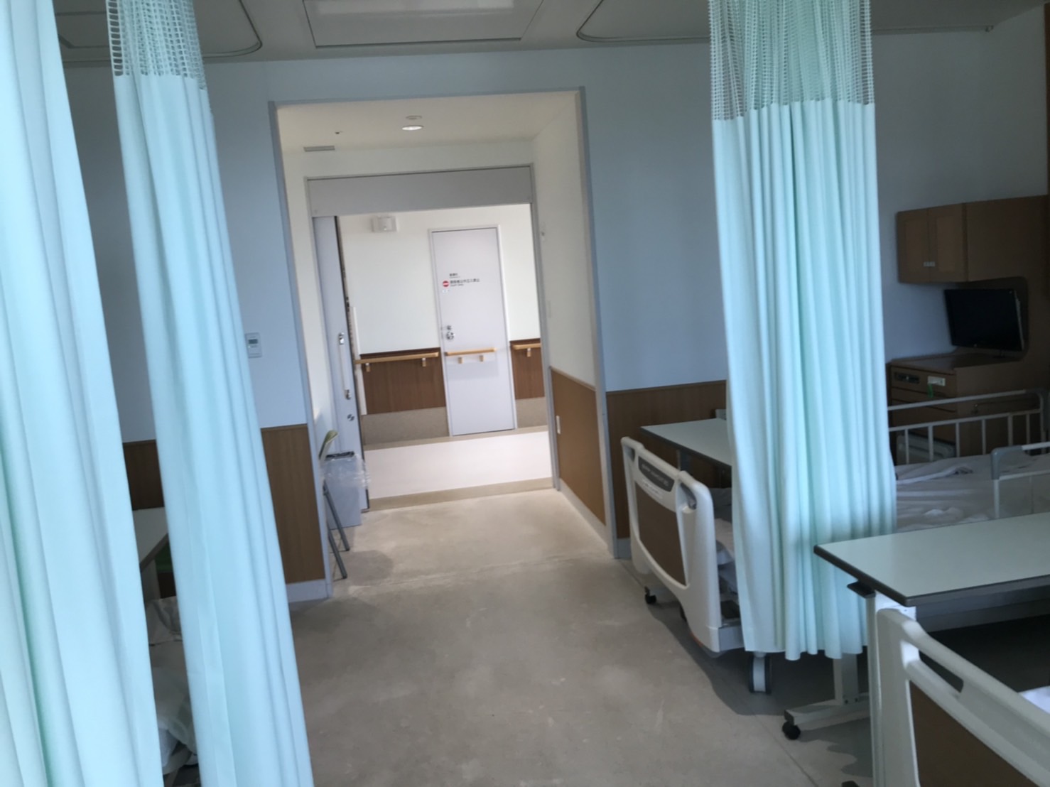 転院当日の夕食のお写真