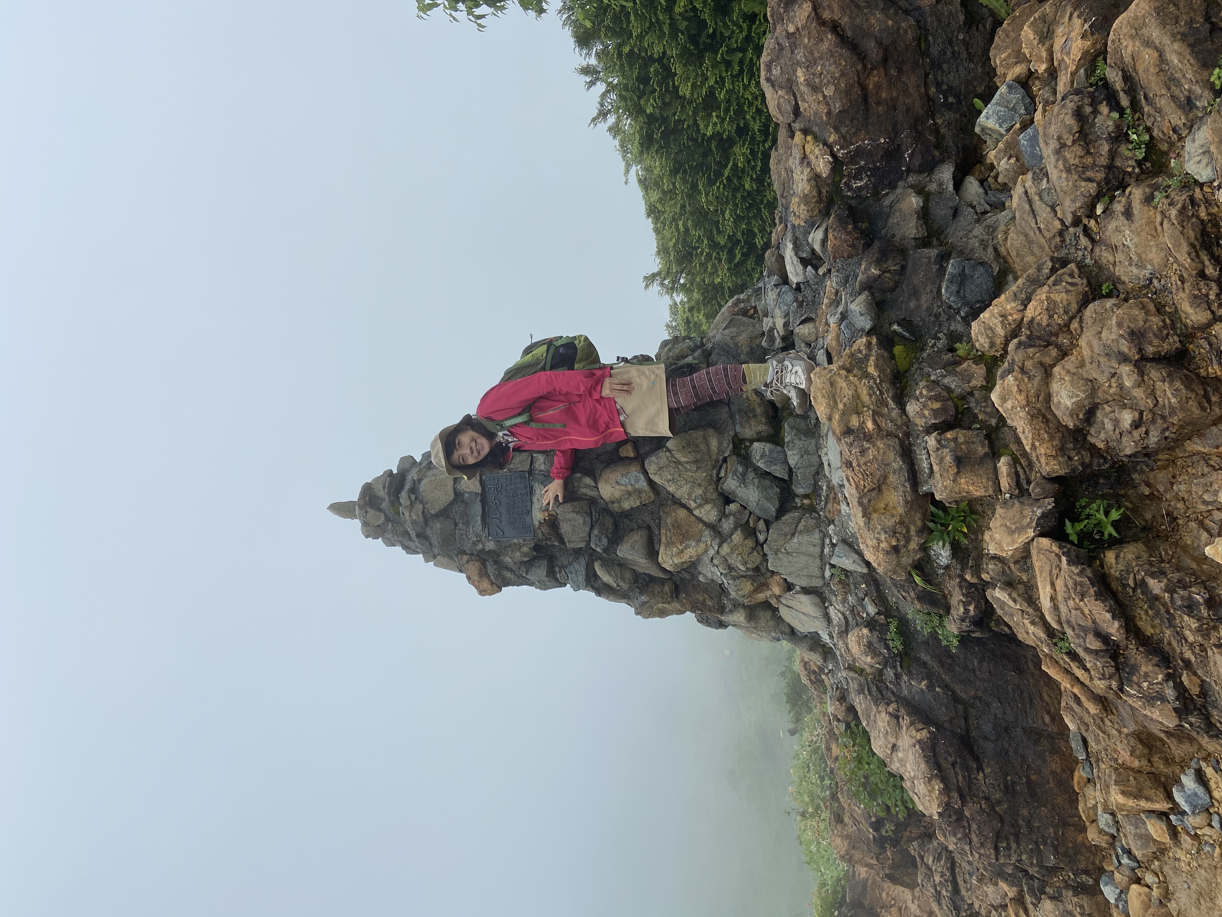 登山（白馬八方池第３ケルンへ）