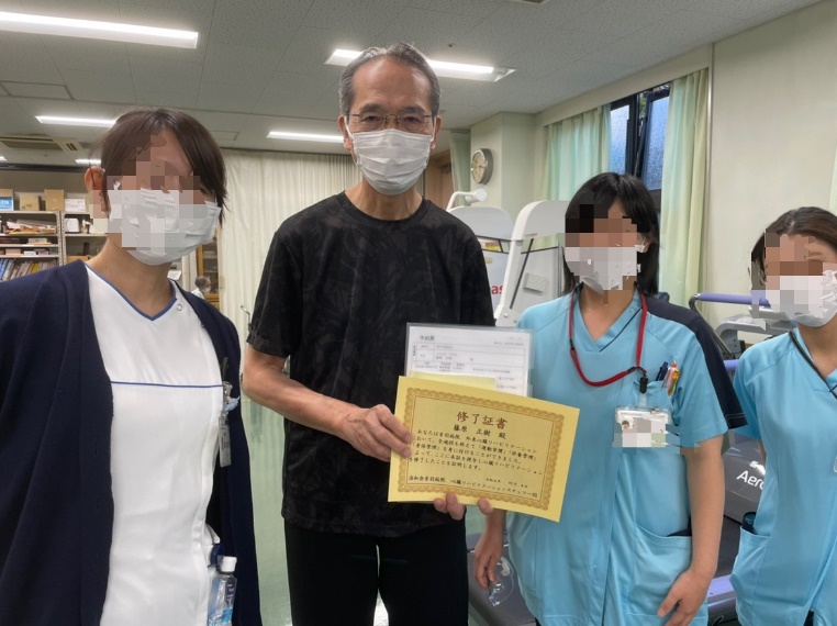 リハビリ最終日の様子